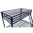Mainstays Premium Twin over Full Metal Bunk Bed, Blue