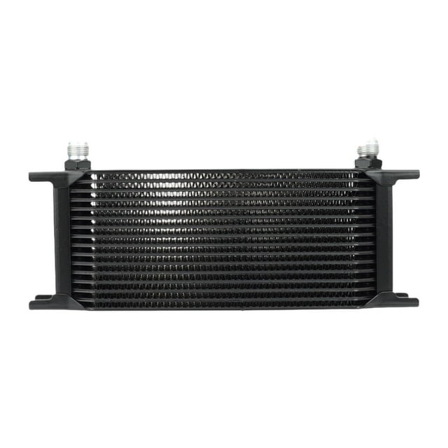 Enfriador de aceite del radiador,Kit de enfriador de aceite de transmisión de placa apilada,Adaptador AN10 Transmisión Universal del Motor,Conjunto de condensador y 33 cm x 51 cm x 144 cm