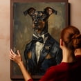 thumbnail image 6 of German Pinscher Dog Wall Decor Poster Unframe, German Pinscher Dog Canvas Frame Ready to Hang - Vintage Bathroom Decor - Birthday Gifts For Sister, 6 of 6