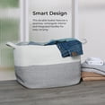 thumbnail image 2 of Rope Woven Laundry Storage Basket Bin, 22 Inch, 2 of 6