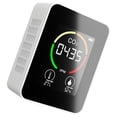 thumbnail image 3 of Monitor compacto de dióxido de carbono, sensor Ndir, medidor rápido de medición para la escuela blanco Cola Detector de temperatura, 3 of 8