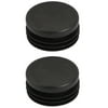 2 Pcs Chair Table Leg Plastic Cap Round Tube Insert Fit 36mm Pipe Outer Dia
