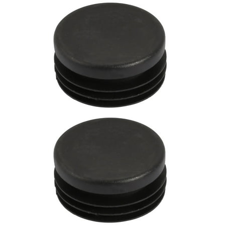 2 Pcs Chair Table Leg Plastic Cap Round Tube Insert Fit 36mm Pipe Outer Dia