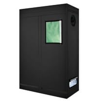 Zimtown 48" x 24" x 72" Hydroponic Water-Resistant Grow Tent with Removable Floor Tray for Indoor Seedling Plant Growing