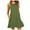 Green#01, variant on Axiiglly Summer Dresses for Women Beach Party Sundress Sleeveless Casual Loose Pockets Tank Dress