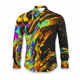 thumbnail image 1 of Camisa de manga larga con cuello abotonado para hombre, nueva moda informal para fiesta, , talla grande, 1 of 6