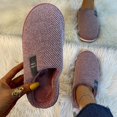 thumbnail image 5 of VerPetridure House Slippers for Women Men Cotton Slippers Women's And Winter Home Thick-Soled Warm Plush Slippers, 5 of 6