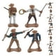 thumbnail image 1 of 12 figuras de juguete de vaquero occidental, decoraciones para fiestas del oeste, juego de modelos de vaquero, figuras de vaquero de plástico., 1 of 8