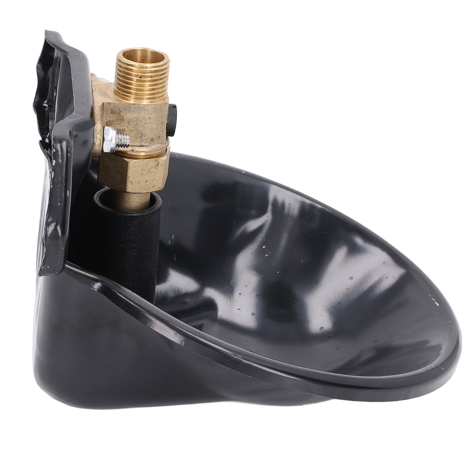 Tebru Goat Water Feeder,Sheep Water Bowl Stainless Steel Copper Valve Touch Switch Thickened Automatic Goats Drinking Waterer for Farm,Auto Sheep Water Bowl