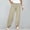 Khaki, variant on Women's New Thin Elastic Loose Large Size Korean Version of Everything Long Trousers Casual Trousers Haren, Black, L