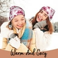 thumbnail image 4 of Lsque Lilies Flowers Pattern Knitted Beanie, Unisex Winter Hat, Knit Hat Winter Beanies Thick Fisherman Beanies Cuffed Plain Skull Caps, 4 of 6