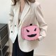 thumbnail image 4 of Bolso de hombro diario de Halloween con colgante de murciélago de color sólido para viajes de vacaciones, 4 of 9