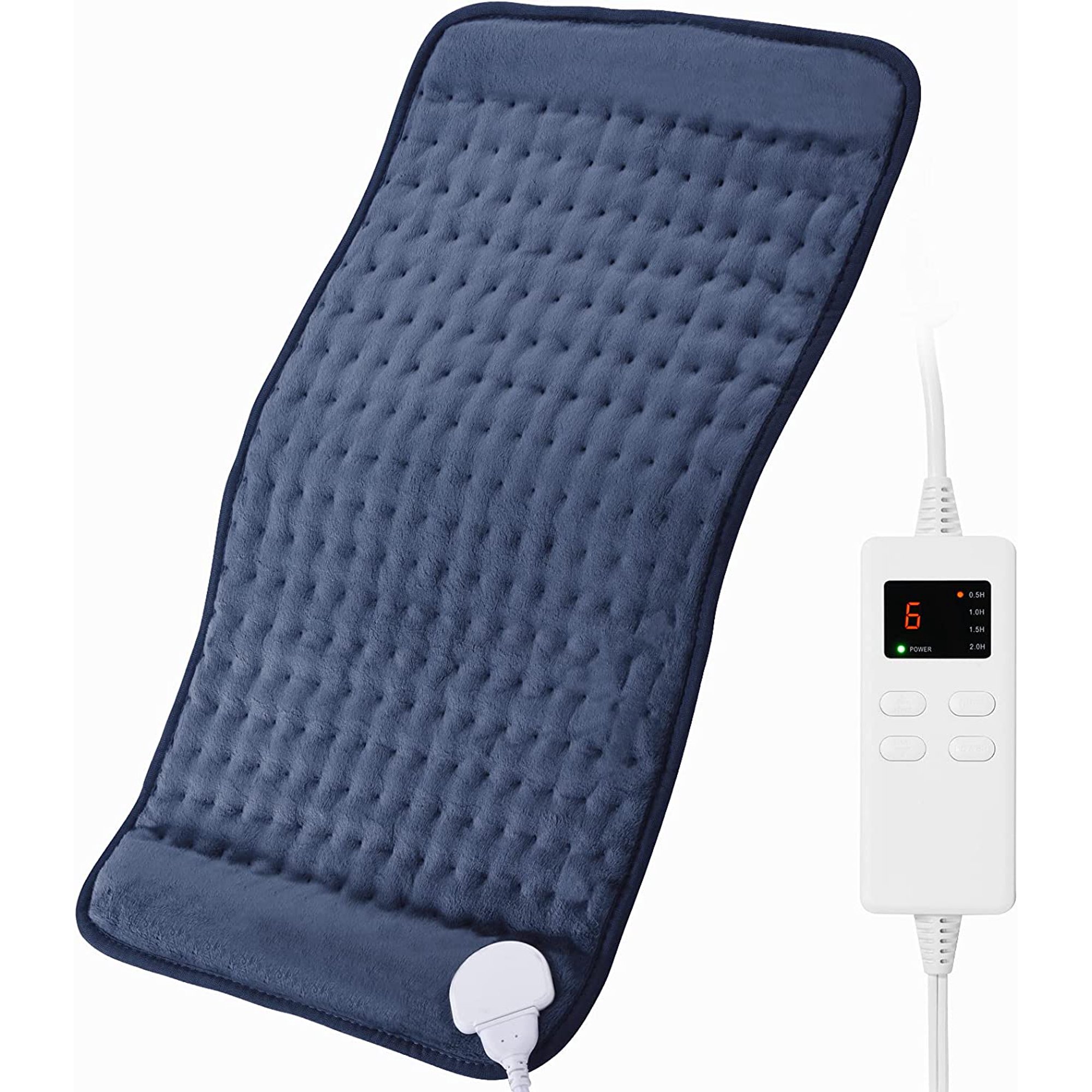 Heating Pad, 30x60CM Electric Heating Pad for Back, Waist, Abdomen, Thighs,  Therapy, 6 Temperature Levels 4 Timer Settings Auto Off Blue | Walmart  Canada