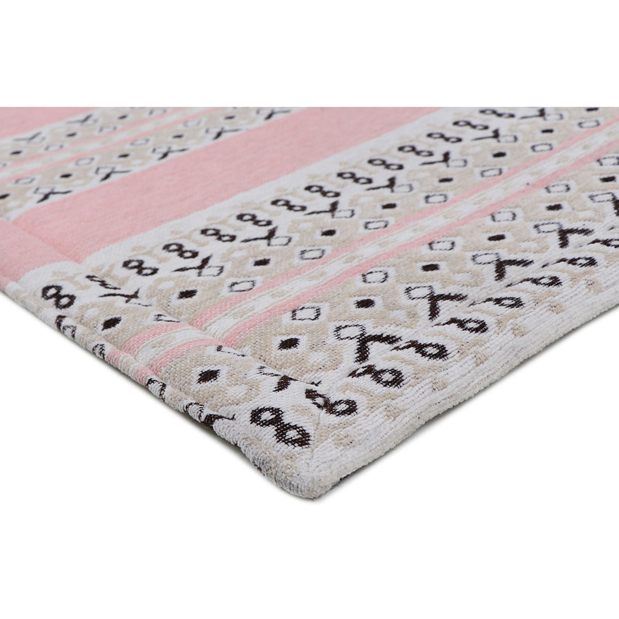 Rugsmith Pink Machine Woven Eldorado Anti-Fatigue Kitchen Mat, 20" x 36"