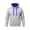 #0016-Gray, variant on Qiyinn Men's Zip Up Hoodie Lightweight Baseball Raglan Hooded Sweatshirt