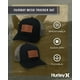 thumbnail image 2 of Hurley Gorras para hombre - Gorra de béisbol con panel de malla Fairway Trucker - Gorras con cierre a presión para hombre Talla única Negro, 2 of 5