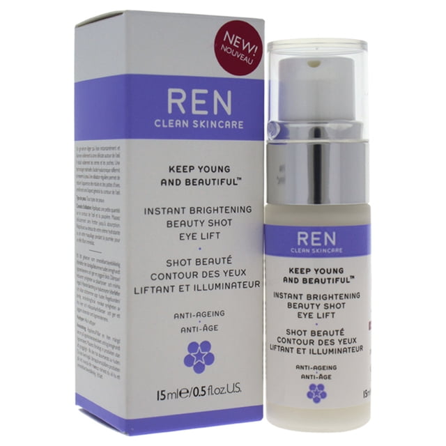 Suero REN Manténgase joven y hermoso Iluminador instantáneo Beauty Shot Eye Lift 0.5 oz