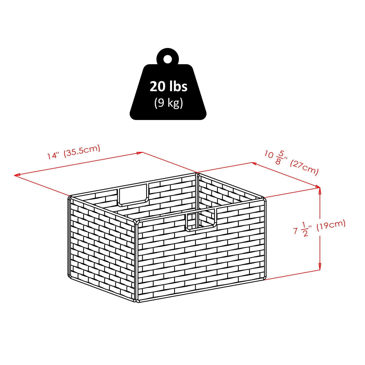 Winsome 20317 Omaha Storage Rack Black Finish