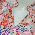 thumbnail image 4 of WILLBEST Lace Bodycon Dress Womens 2024 Summer V Neck Drawstring Ruffle Cap Short Sleeve Side Pockets Mini Dress, 4 of 4