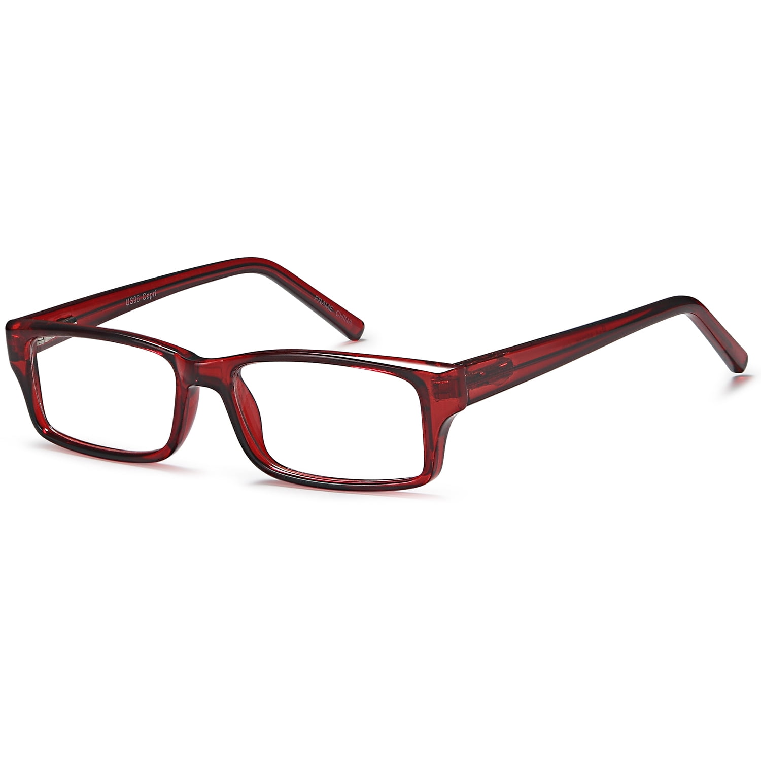 Unisex Eyeglasses 45 16 125 Red Plastic - Walmart.com