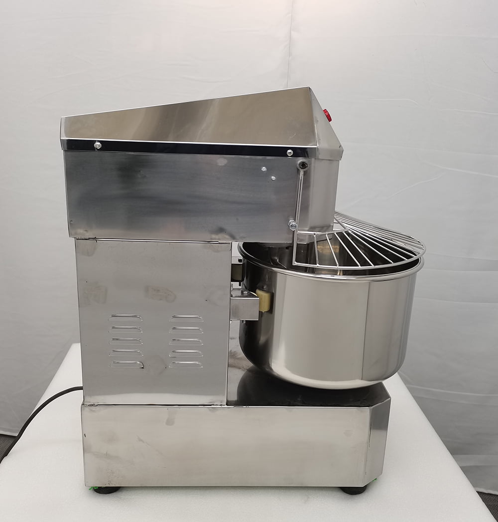 Techtongda 30QT Electric Commercial Spiral Dough Mixer Stand Mixer Kneading Flour Mixer Double Action Double Speed
