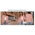 thumbnail image 5 of BTFBM Bow Cropped Cardigan Sweaters for Women Fall Winter Open Front Sweater Long Sleeve Button Fashion Spring Clothes, 5 of 10