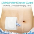 Waterproof Shower Cover Shields, NonStick Center Pad for Dialysis Port