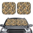 thumbnail image 2 of Haiem Sunflowers Bee Car Windshield Sun Shade (2 Pieces) Foldable Windshield Sun Shade Car Accessories for Truck SUV Pickup-Large, 2 of 7