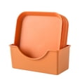 thumbnail image 2 of 6-inch Spit Bone Dish Set - Reusable  Easy to Clean Fruit Plate with Storage Base  Ideal for Daily Use, 2 of 8