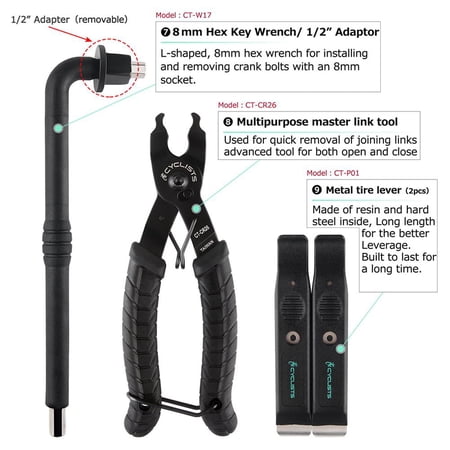 CYCLISTS 自転車専用工具セット 23点セット シマノ対応 ツールボックス付き 自転車 組立て メンテナンス 修理（CT-K01）