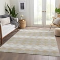 thumbnail image 6 of Addison Rugs Mayfield Premium Machine Washable Transitional Geometric Beige Rectangle Rug, 10' x 14', 6 of 6