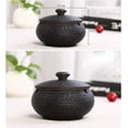 thumbnail image 5 of Cigar Ashtray, Chinese Ceramic Ashtray With A Cover Tea Table Coffee Table Small Decoration Apartment Bedroom Retro Cigar Smoke And Smoke,Round Black, 5 of 7