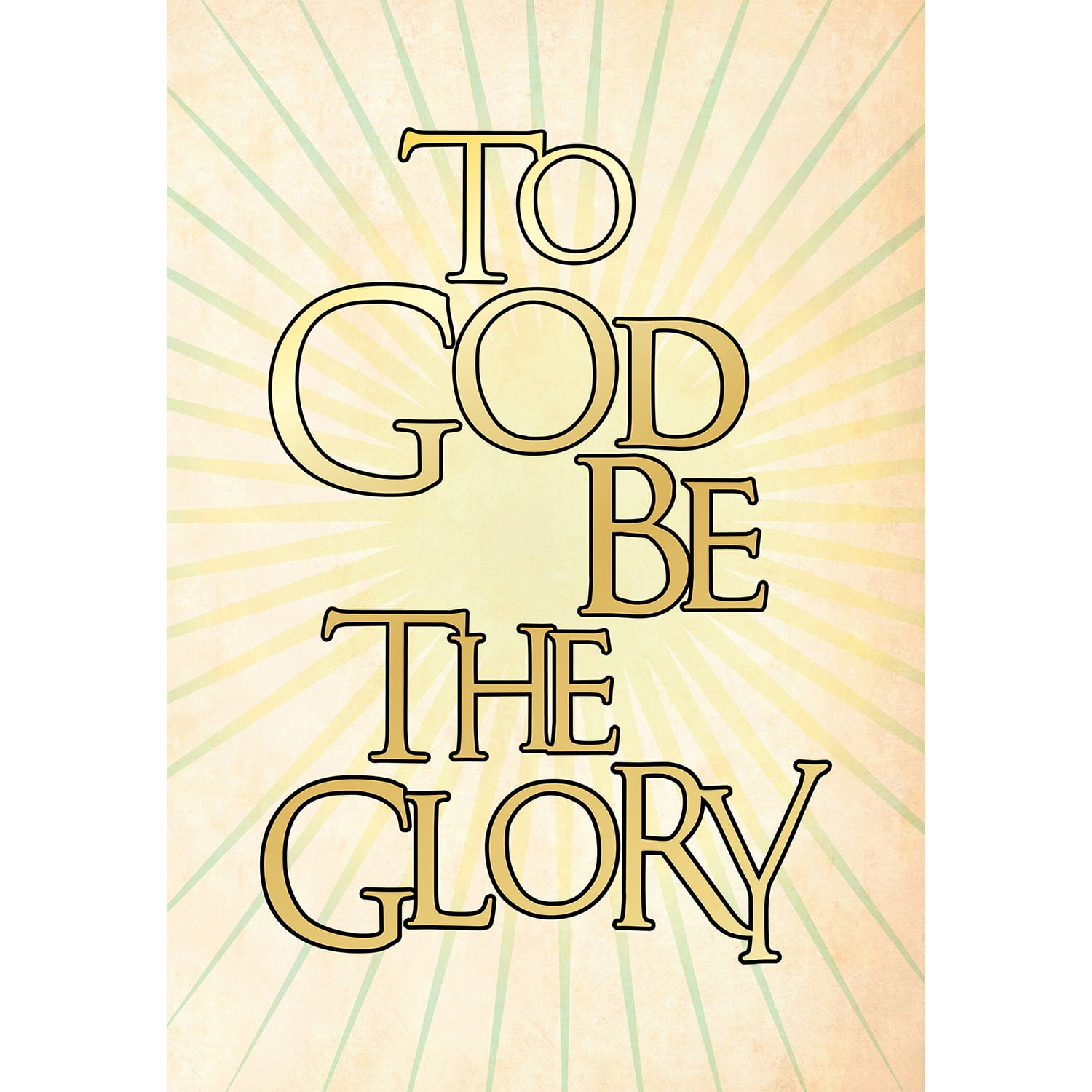 America Forever To God Be the Glory House Flag 28 x 40 inches Divine Religious Quote Faith Spiritual Inspirational Positive Double Sided Seasonal Yard Outdoor Decorative Motivational Flag