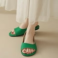 thumbnail image 6 of Fesfesfes Flats Sandals Women's Summer New Buckle Peep-Toe Sandals Color Flat Shoes 7.5(40), 6 of 6