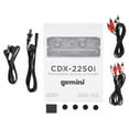 thumbnail image 6 of Gemini CDX-2250i DJ Dual Two Deck CD/MP3 Media Player+(2) Par Wash Up-Lights, 6 of 11