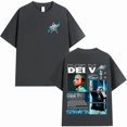 thumbnail image 1 of Quien Es Dei Inspired T-Shirt - Unisex Cotton Blend Oversized Hip Hop Casual Streetwear,XS,7, 1 of 5