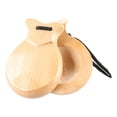thumbnail image 3 of Xuanheng 2 Pièces Espagnol Castanet Orff Percussion Instruments pour Bébé Fille et Garçons Bois, 3 of 8