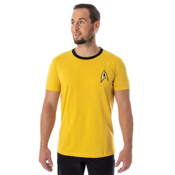 Star Trek The Original Series Men's Costume Short Sleeve Shirt - Kirk, Spock