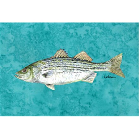 

Carolines Treasures 8720PLMT Fish Striped Bass Fabric Placemat