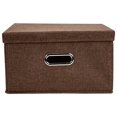 thumbnail image 1 of Étui de Rangement Pliable pour Livres Boîte de Rangement Multifonction Fournitures pour la Maison, 1 of 5