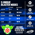 Nerf Laser Strike Laser Tag 2 Pack Blaster Set with Chest Plates, Game