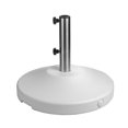 US Weight Fillable Free Standing Umbrella Base White