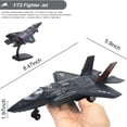 thumbnail image 5 of F35 Jet Aircraft Alloy Model Simulation 1:72 Fighter Attack Military Model Airplane Model Toys with Display Stand, 5 of 18
