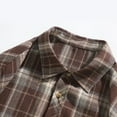 thumbnail image 3 of CYiJun Plaid Shirts for Men,Men's Regular-Fit Short Sleeve Woven Button Down Shirt with Pocket (Available in Big & Tall), 3 of 7