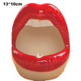 thumbnail image 2 of Cute Lips Ceramic Cigarette Ashtray Creative Personality Mouth Smokeless Ashtray Bracket, 2 of 5