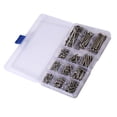 thumbnail image 3 of Hex Head Socket Screws and Nuts Assortment, Made of 304 Stainless Steel, Many Length Choices in One Set, Well Packed in Transparent Plastic Box for Machinery, Furniture, Repair, 3 of 7