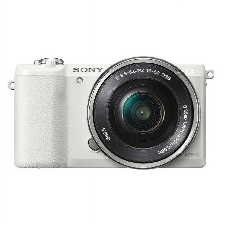 Restored Sony a5100 16-50mm Mirrorless Digital Camera with 3-Inch Flip Up  LCD (White) (Refurbished)