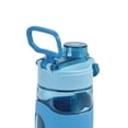 thumbnail image 4 of Your Zone 16 Fluid Ounces Water Bottle, Blue, Tritan, Silicone Sleeve, No Straw, Reuseable, 4 of 6