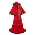 thumbnail image 5 of Disfraz de Padme para cosplay, disfraz de batalla espacial de fantasía para mujer adulta, túnica roja, peluca, vestido, capa, trajes, accesorios para fiesta de carnaval y Halloween, 5 of 5