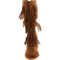 thumbnail image 4 of Nature Breeze Womens Cherokee-03 Fringe Mocassin Faux Suede Boots, 4 of 4